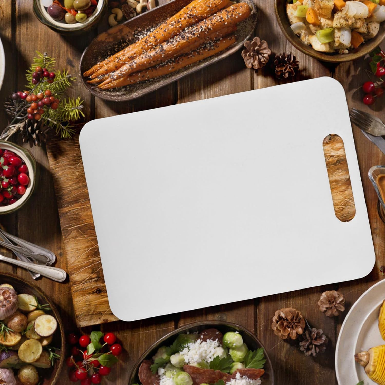Apex Medium Plastic Chopping Board (3623 Cm  1 Pc) Apex Medium Plastic Chopping Board (3623 Cm  1 Pc)